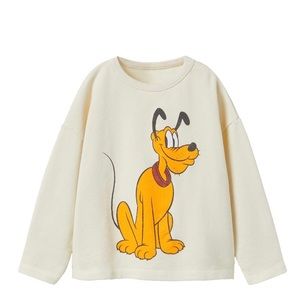 ZARA Disney Pluto Plush Top